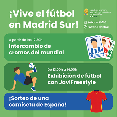 Vive el Fútbol en Madrid Sur